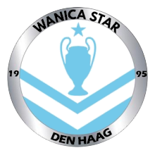 Clublogo voetbalvereniging SCS Wanica Star uit Den Haag