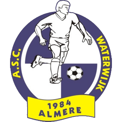 Historisch clublogo voetbalvereniging ASC Waterwijk uit Almere