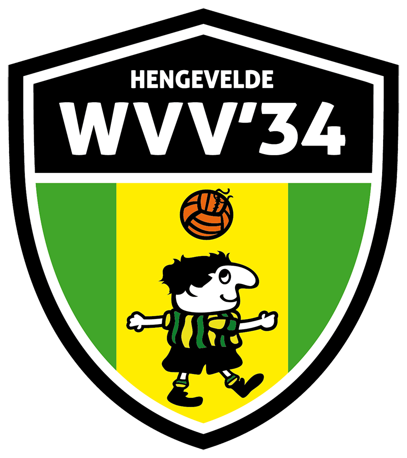 Clublogo voetbalvereniging WVV '34 uit Hengevelde