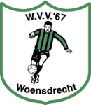 Clublogo voetbalvereniging WVV '67 uit Woensdrecht
