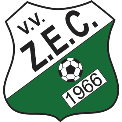 Clublogo voetbalvereniging vv ZEC uit Zandeweer