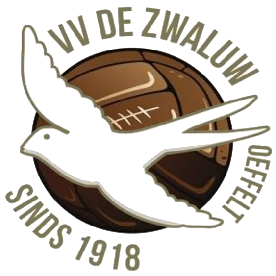 Clublogo voetbalvereniging VV De Zwaluw uit Oeffelt