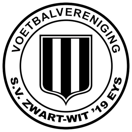 Clublogo voetbalvereniging SV Zwart-Wit '19 uit Eys