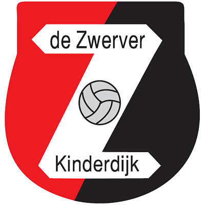Clublogo voetbalvereniging VV De Zwerver uit Kinderdijk