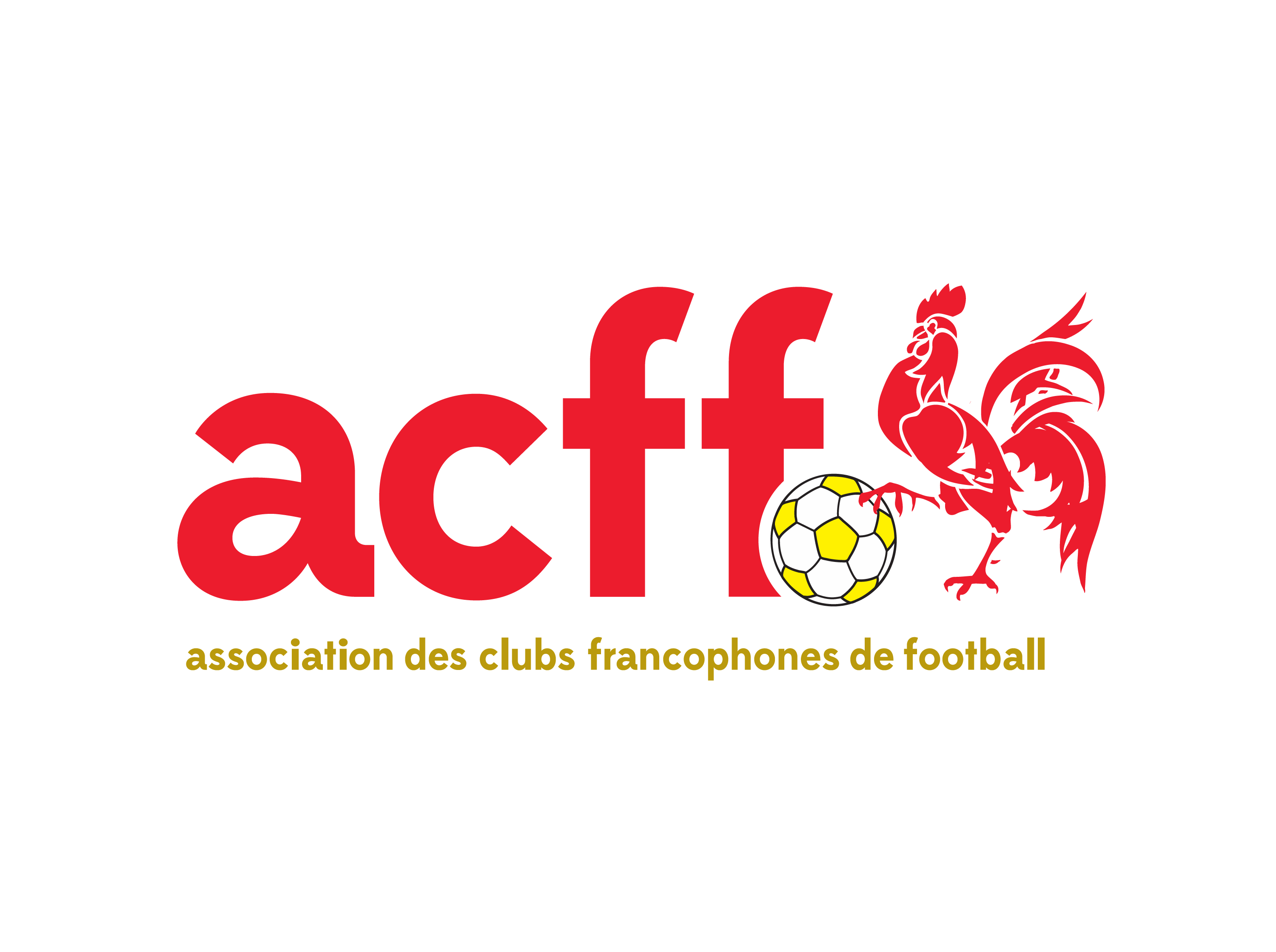 Logo van de ACFF (Association des clubs francophones de football), de Waalse voetbalbod