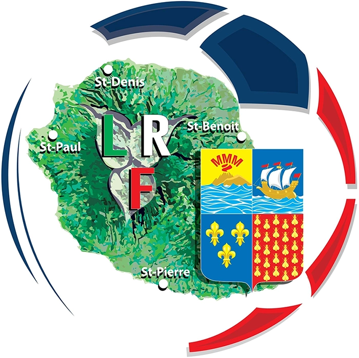 Logo of the Ligue de football de la Réunion