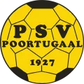 Clublogo voetbalvereniging PSV Poortugaal