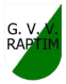 Clublogo voetbalvereniging Raptim GVV