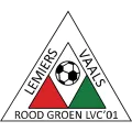 Clublogo voetbalvereniging Rood Groen LVC '01