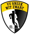 Clublogo voetbalvereniging VV Sneek Wit Zwart
