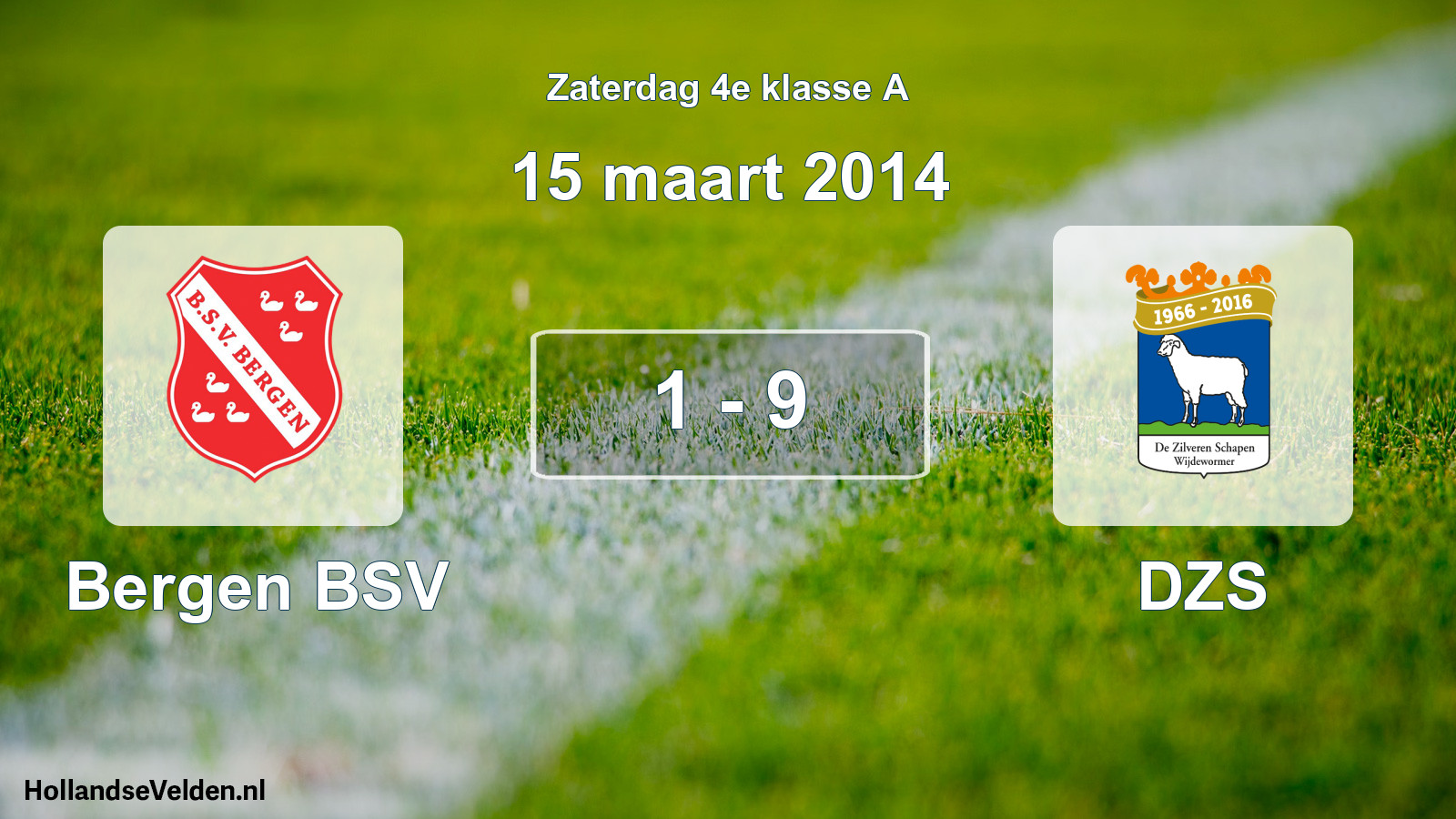 Total number of matches played: Bergen BSV - DZS 1 - 9 (15 March 2014)