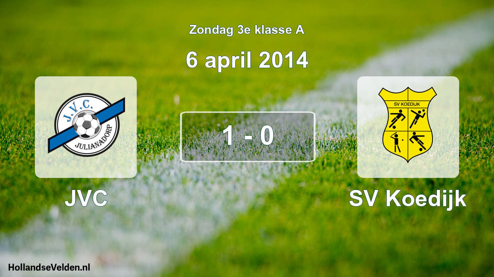 Total number of matches played: JVC - SV Koedijk 1 - 0 (6 April 2014)
