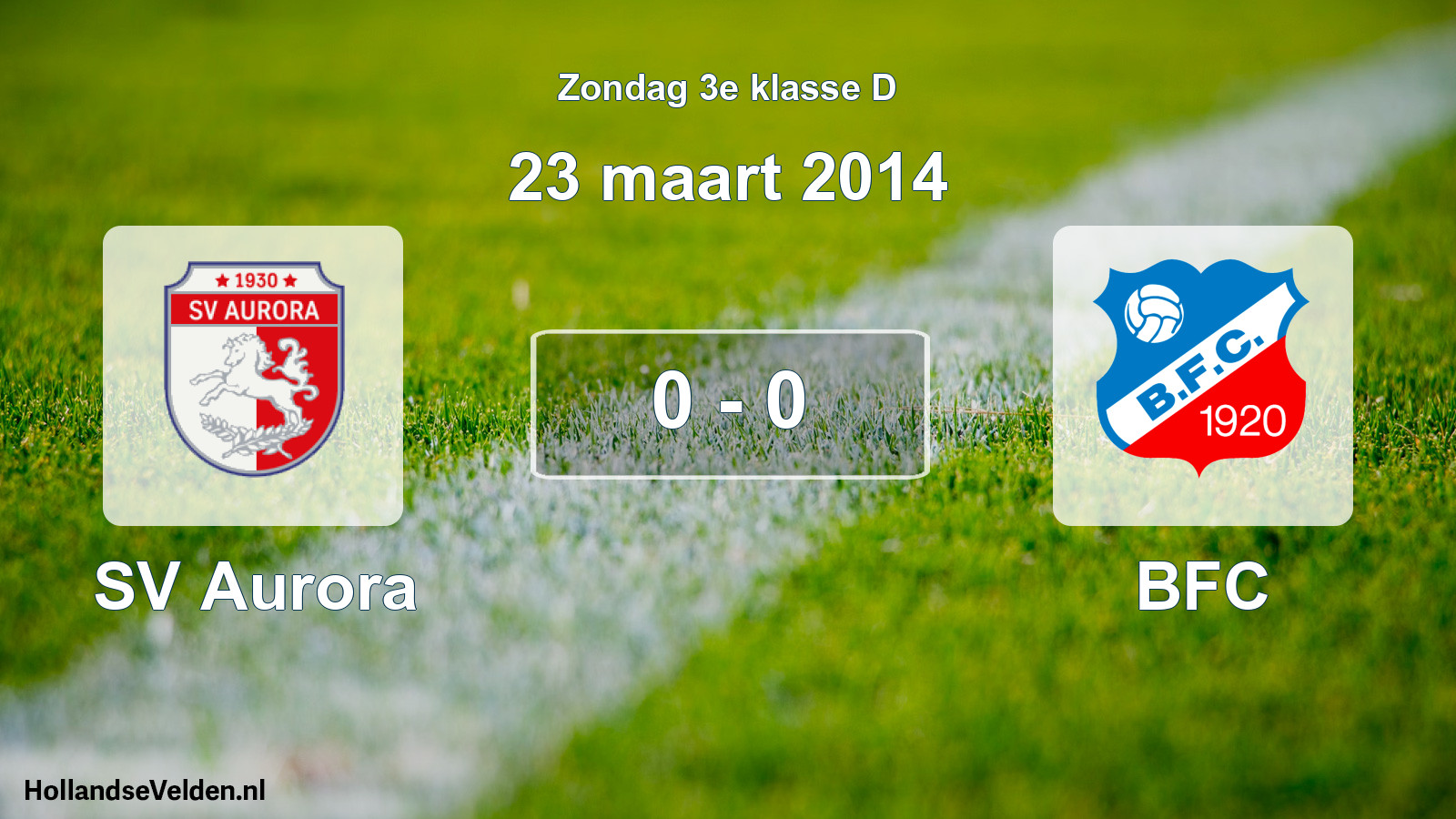 Total number of matches played: SV Aurora - BFC 0 - 0 (23 March 2014)