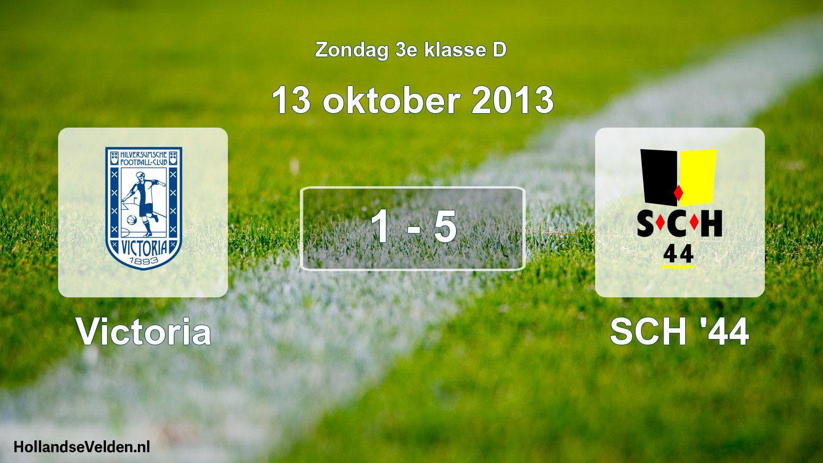 Total number of matches played: Victoria - SCH '44 1 - 5 (13 October 2013)