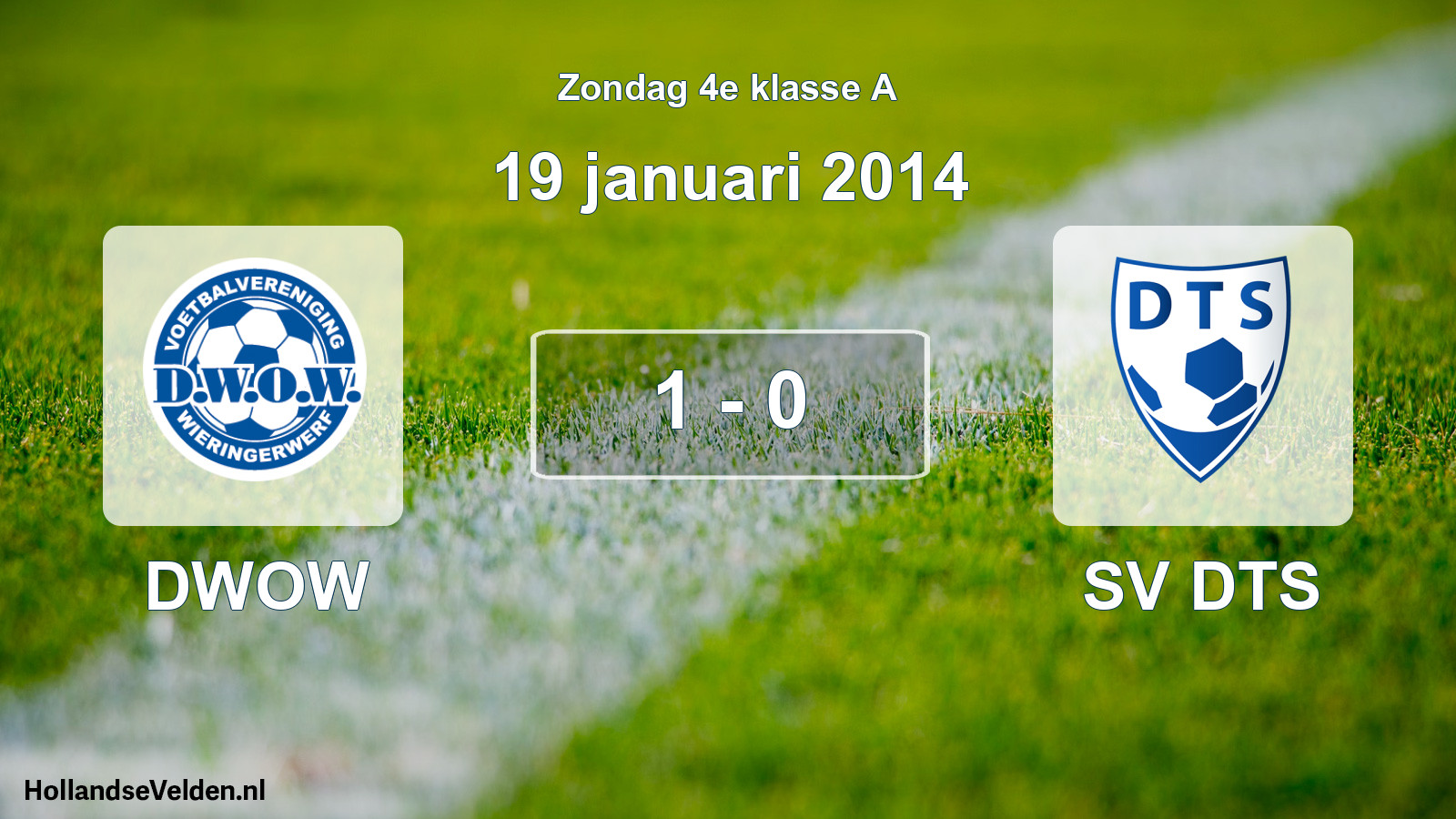 Total number of matches played: DWOW - SV DTS 1 - 0 (19 January 2014)