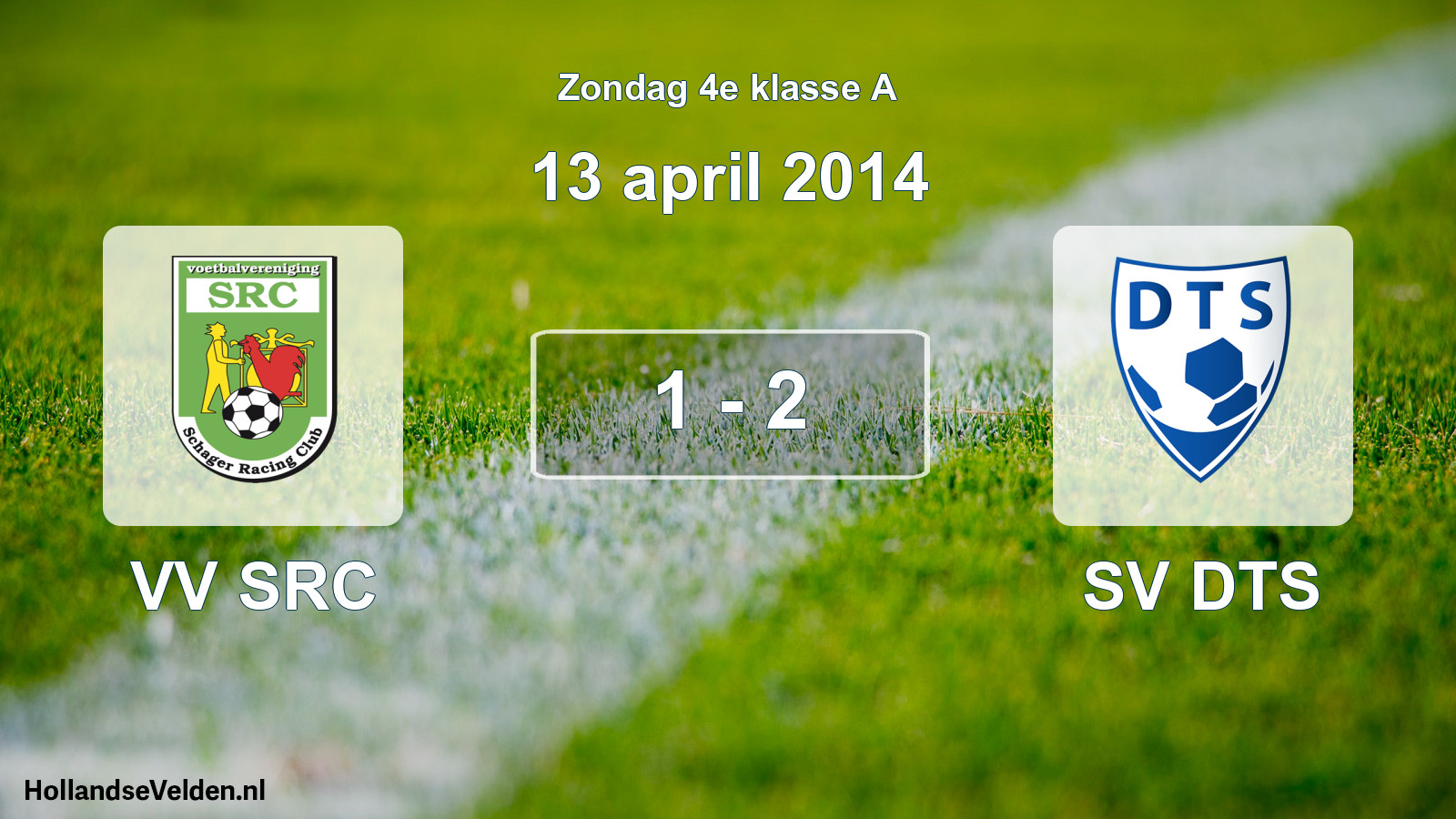 Total number of matches played: VV SRC - SV DTS 1 - 2 (13 April 2014)