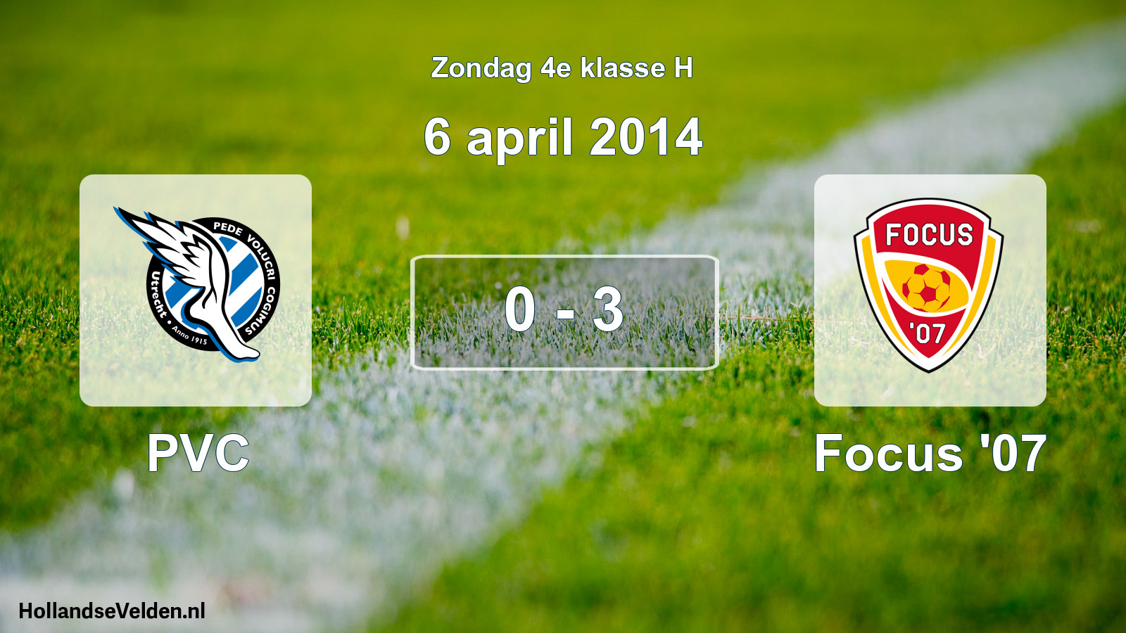 Total number of matches played: PVC - Focus '07 0 - 3 (6 April 2014)