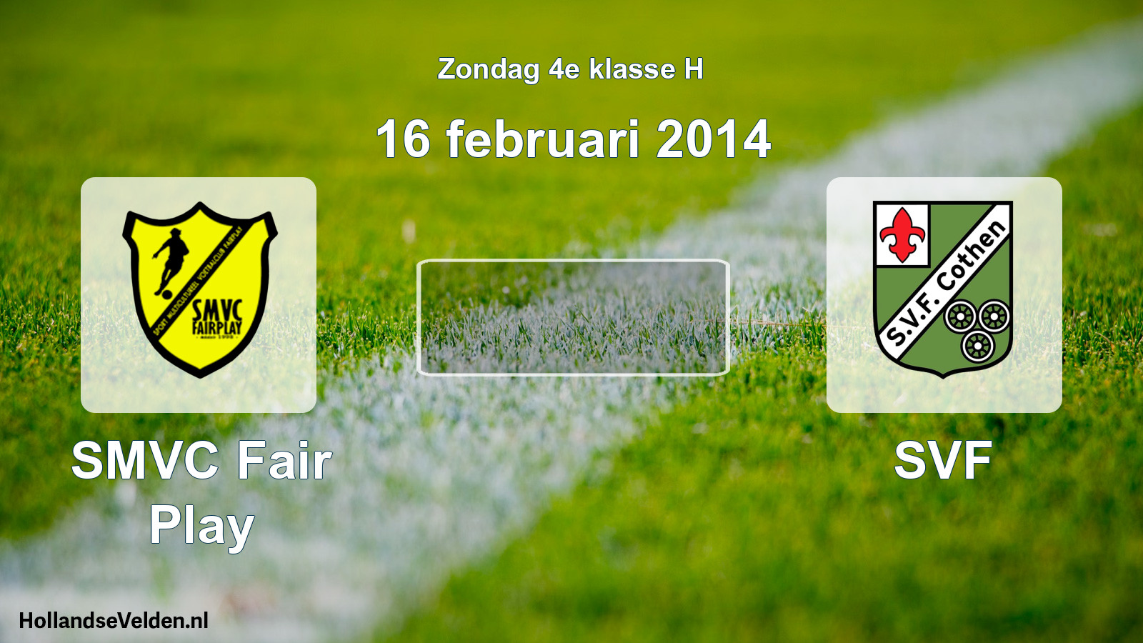 Scheduled Match: SMVC Fair Play - SVF (16 February 2014)