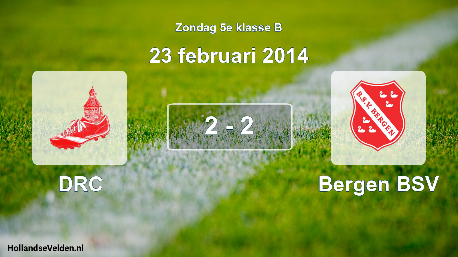 Total number of matches played: DRC - Bergen BSV 2 - 2 (23 February 2014)