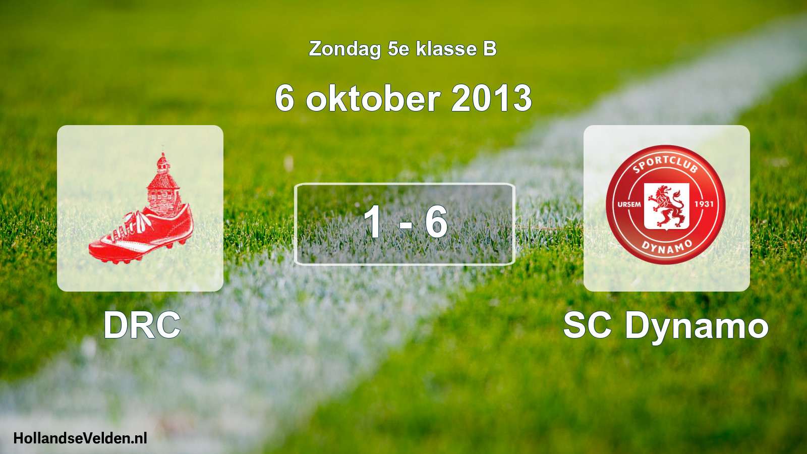 Total number of matches played: DRC - SC Dynamo 1 - 6 (6 October 2013)