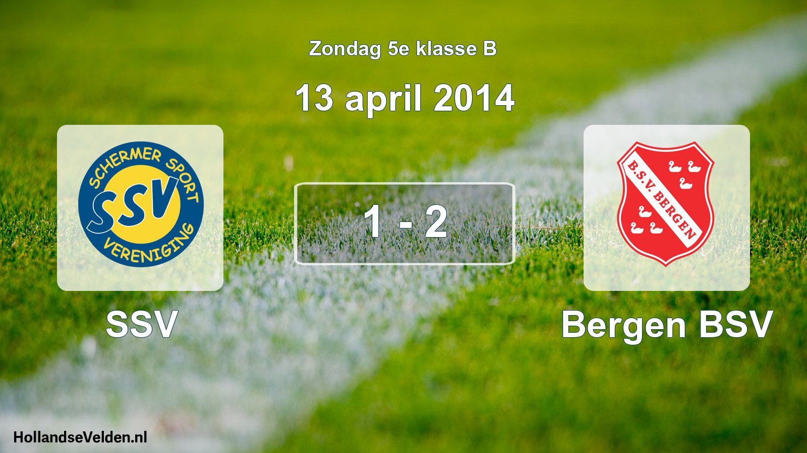 Total number of matches played: SSV - Bergen BSV 1 - 2 (13 April 2014)