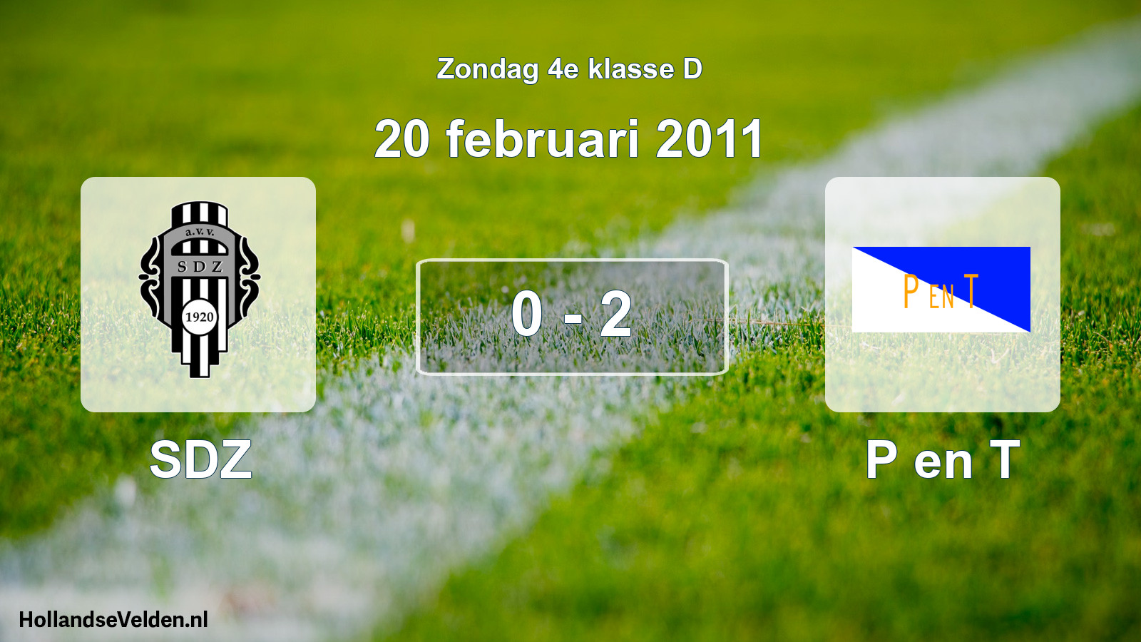 Total number of matches played: SDZ - P en T 0 - 2 (20 February 2011)