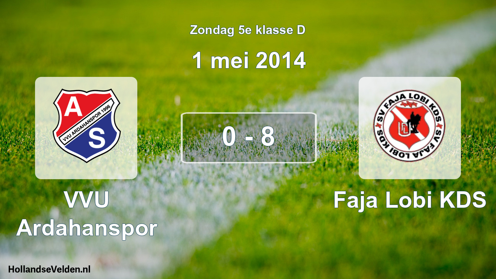Total number of matches played: VVU Ardahanspor - Faja Lobi KDS 0 - 8 (1 May 2014)