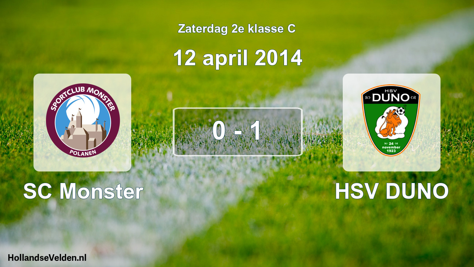 Total number of matches played: SC Monster - HSV DUNO 0 - 1 (12 April 2014)