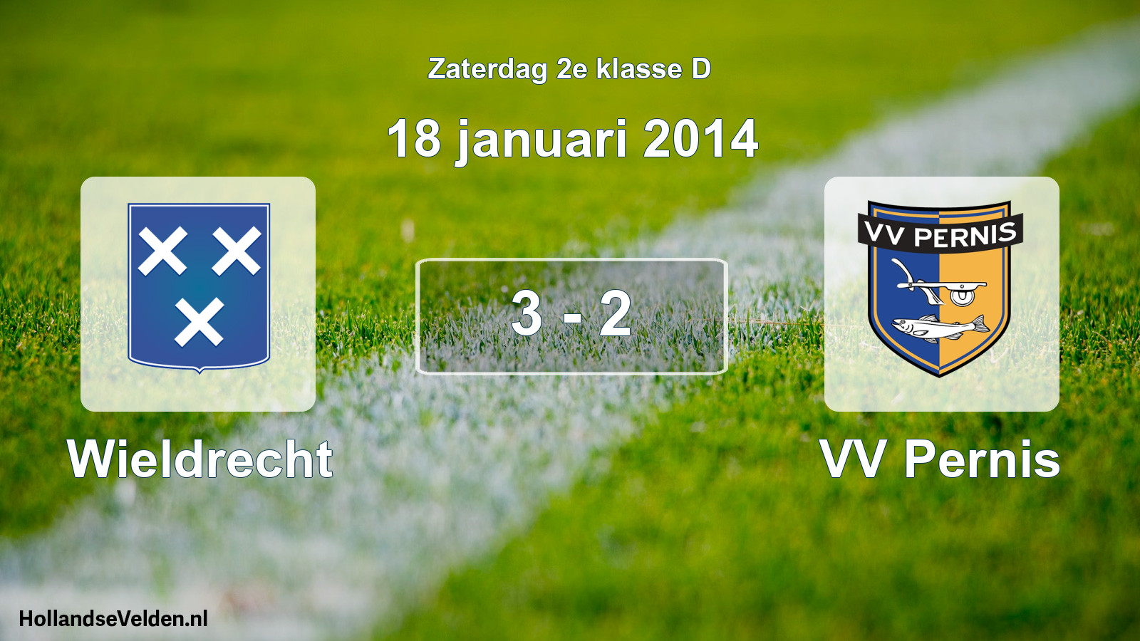 Total number of matches played: Wieldrecht - VV Pernis 3 - 2 (18 January 2014)