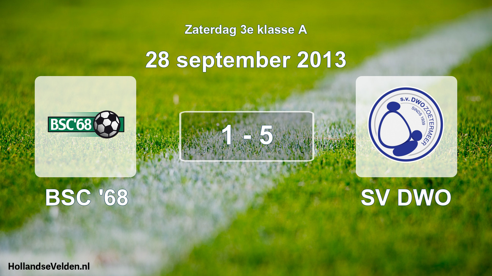 Total number of matches played: BSC '68 - SV DWO 1 - 5 (28 September 2013)