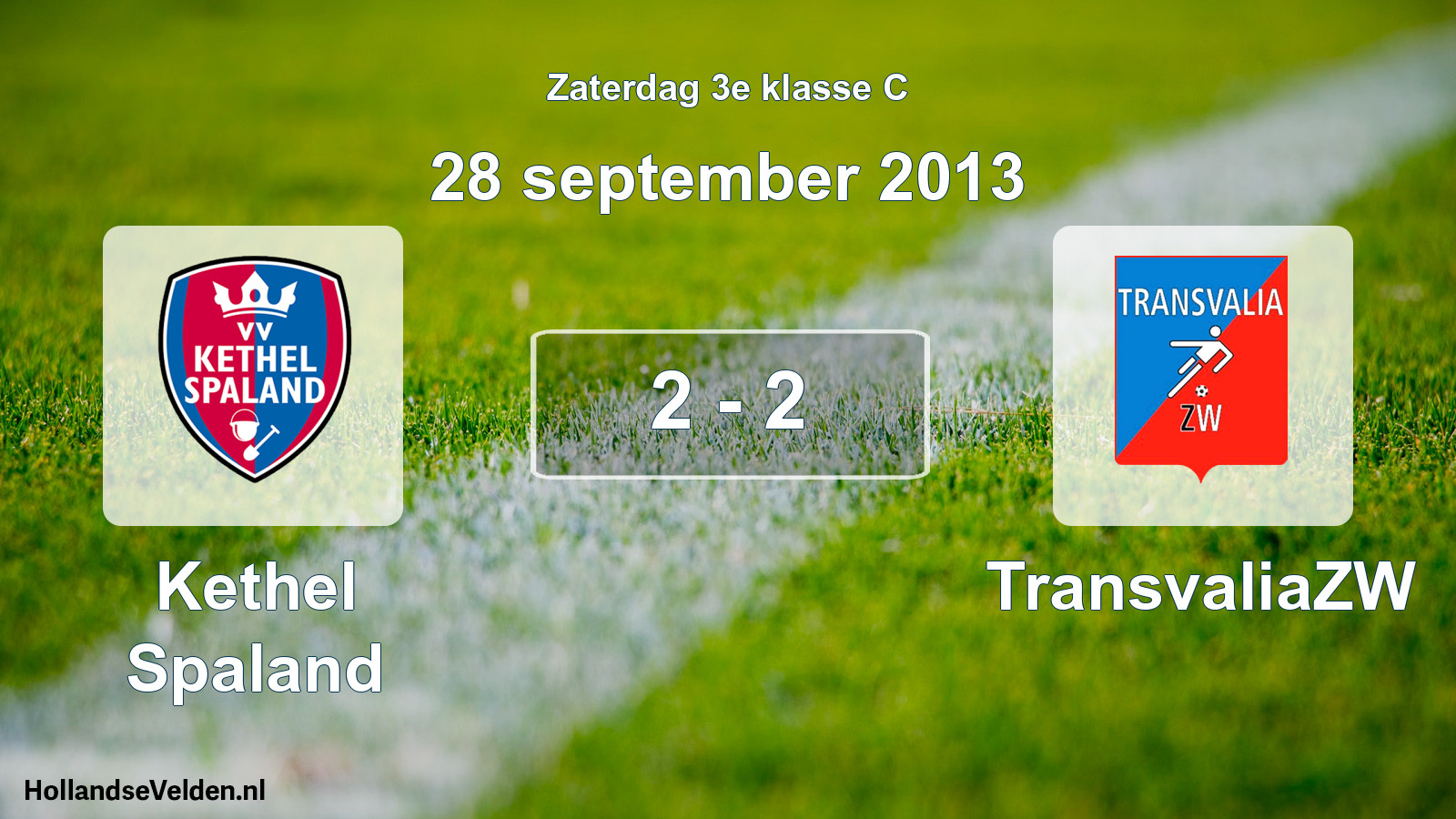 Total number of matches played: Kethel Spaland - TransvaliaZW 2 - 2 (28 September 2013)