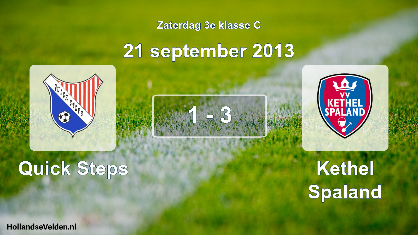 Total number of matches played: Quick Steps - Kethel Spaland 1 - 3 (21 September 2013)