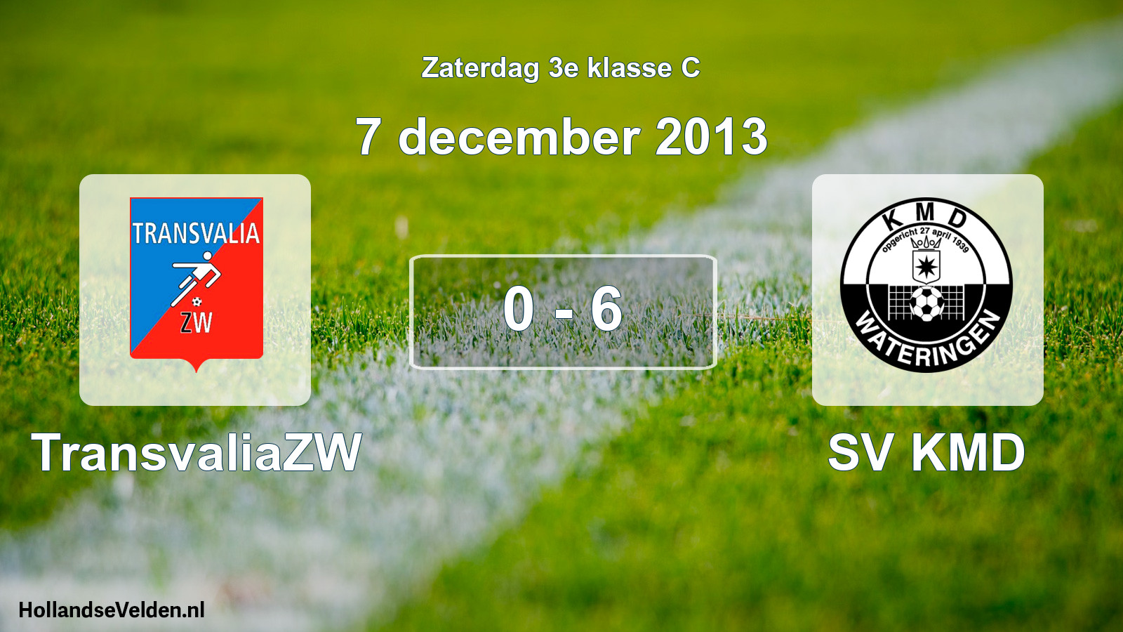 Total number of matches played: TransvaliaZW - SV KMD 0 - 6 (7 December 2013)