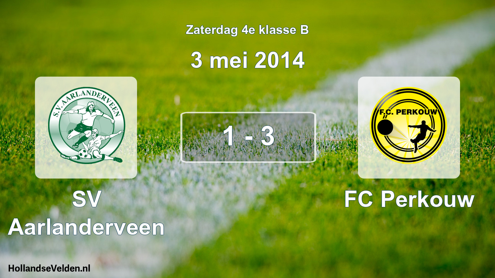 Total number of matches played: SV Aarlanderveen - FC Perkouw 1 - 3 (3 May 2014)
