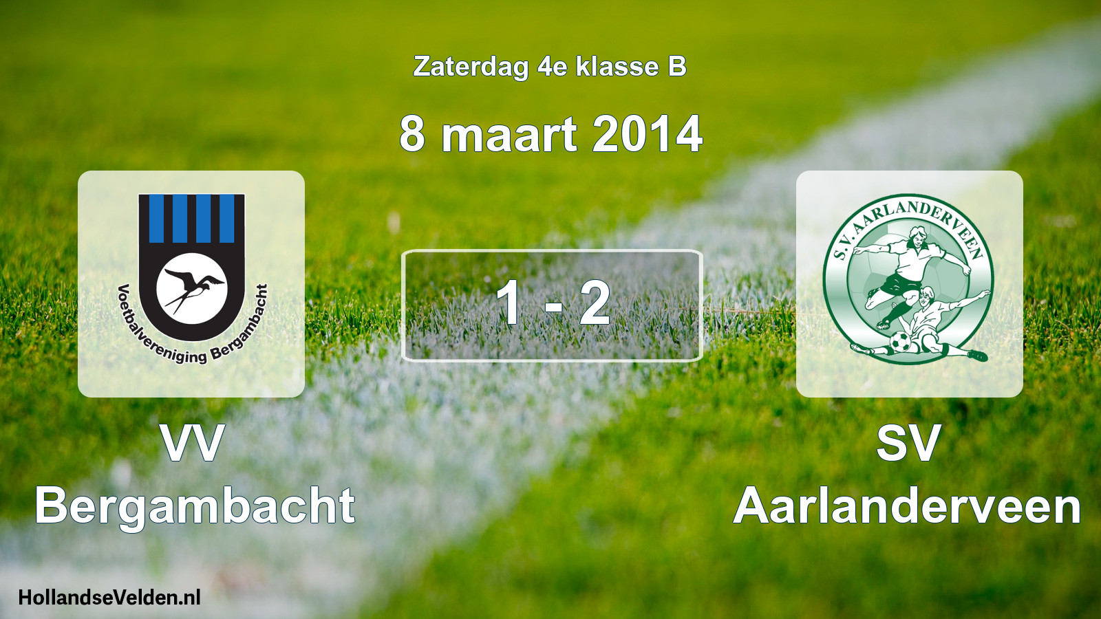 Total number of matches played: VV Bergambacht - SV Aarlanderveen 1 - 2 (8 March 2014)