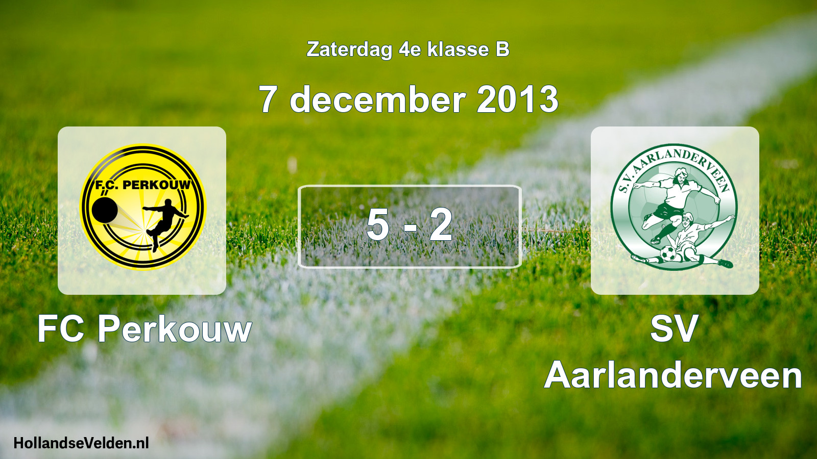 Total number of matches played: FC Perkouw - SV Aarlanderveen 5 - 2 (7 December 2013)