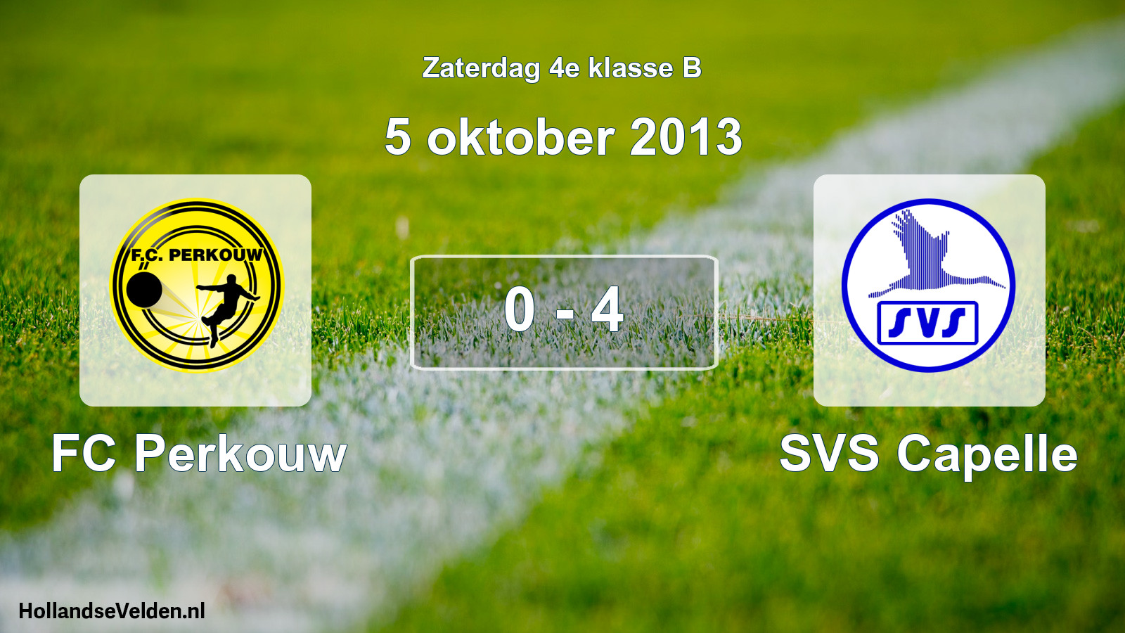 Total number of matches played: FC Perkouw - SVS Capelle 0 - 4 (5 October 2013)
