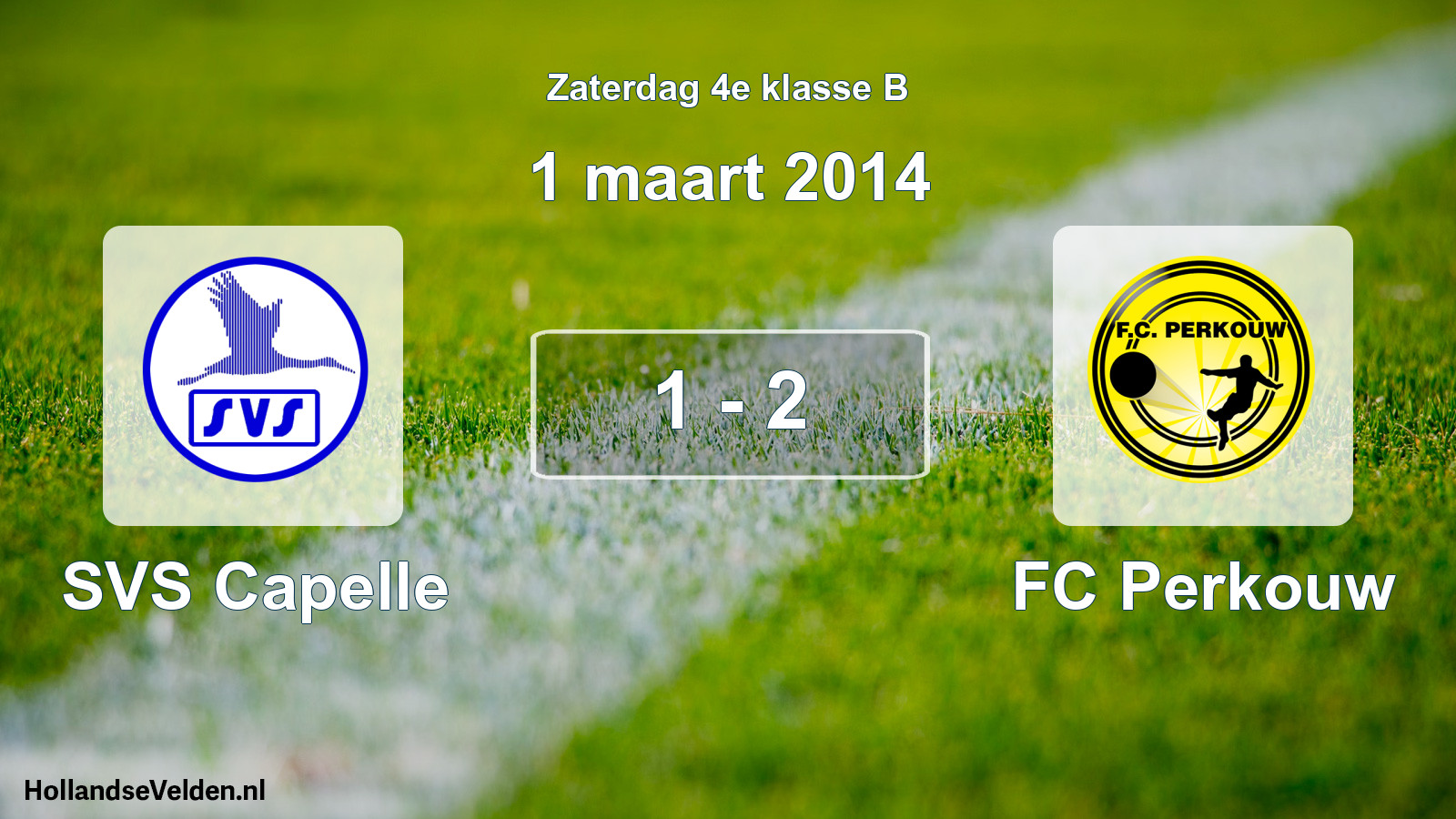 Total number of matches played: SVS Capelle - FC Perkouw 1 - 2 (1 March 2014)