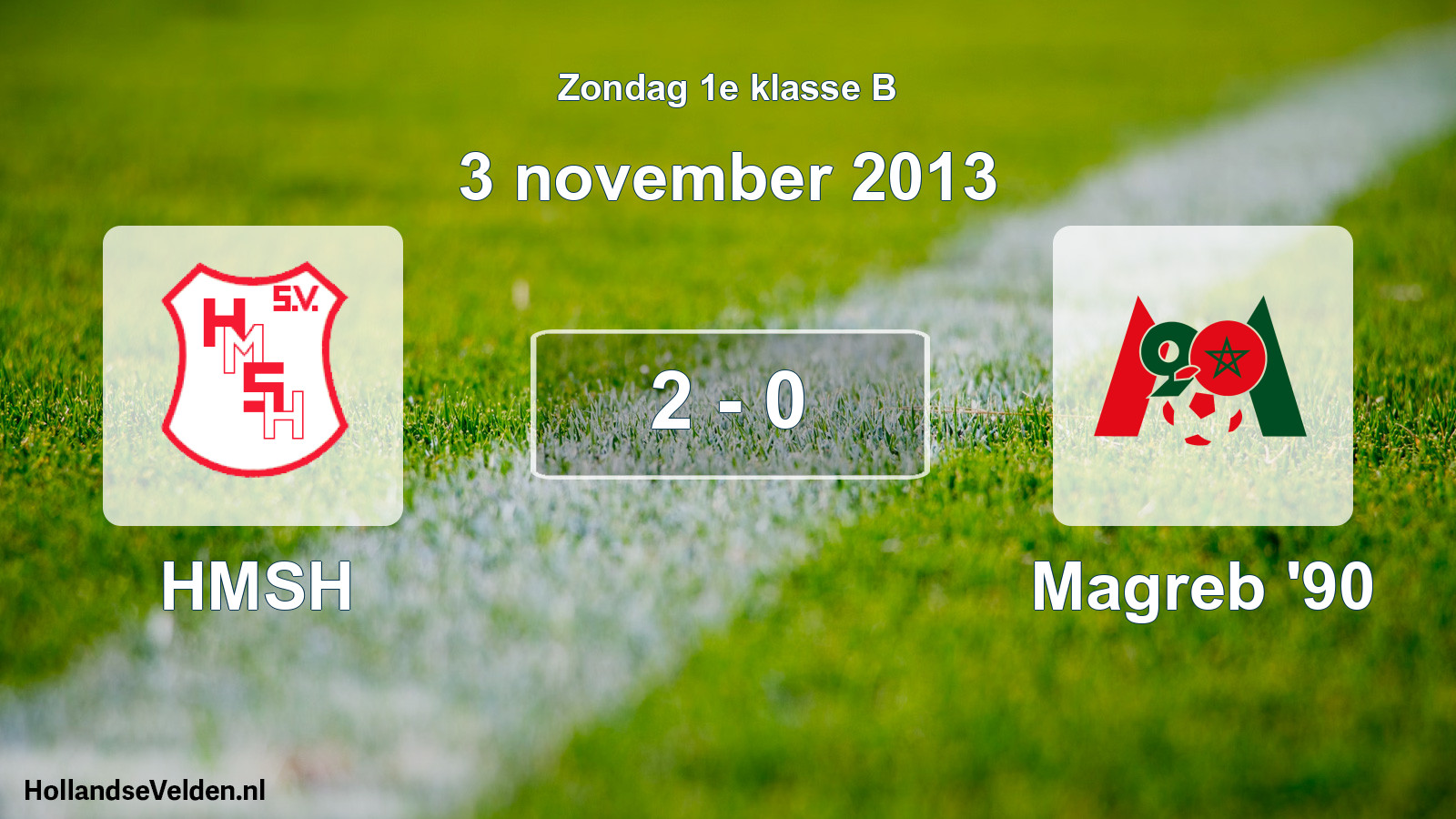 Total number of matches played: HMSH - Magreb '90 2 - 0 (3 November 2013)