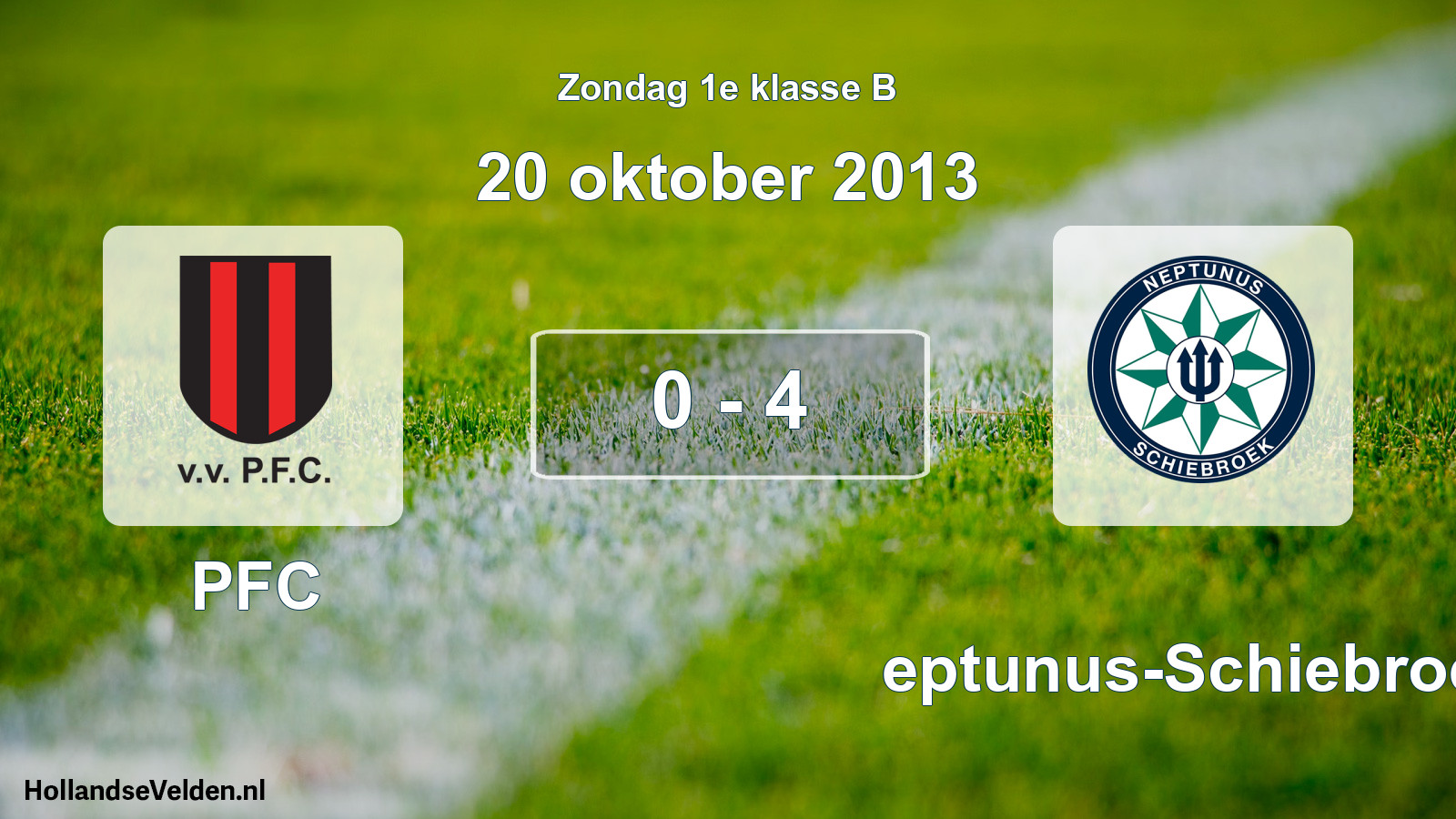 Total number of matches played: PFC - Neptunus-Schiebroek 0 - 4 (20 October 2013)