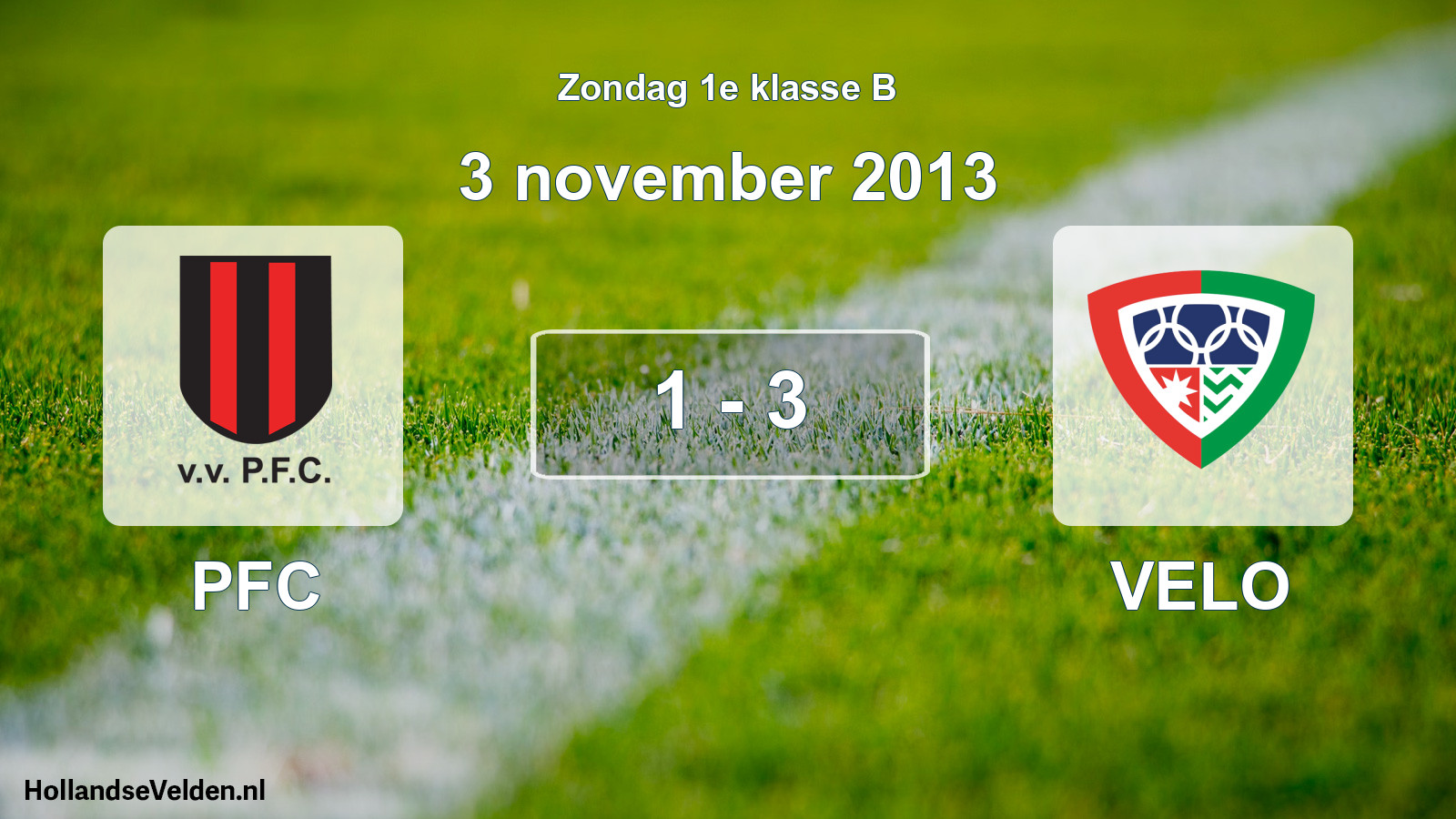 Total number of matches played: PFC - VELO 1 - 3 (3 November 2013)