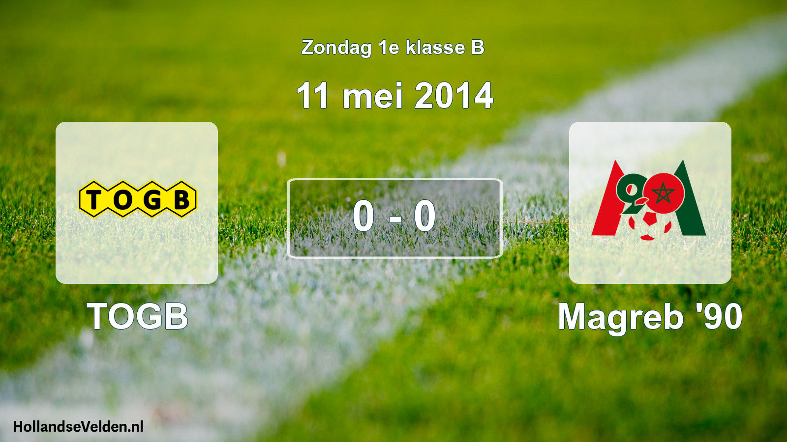 Total number of matches played: TOGB - Magreb '90 0 - 0 (11 May 2014)