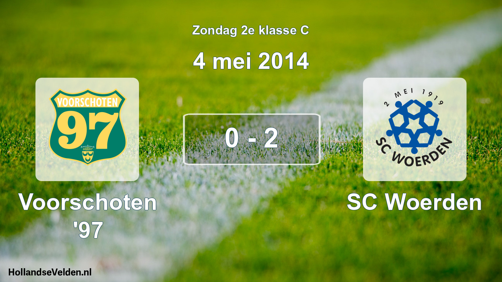 Total number of matches played: Voorschoten '97 - SC Woerden 0 - 2 (4 May 2014)