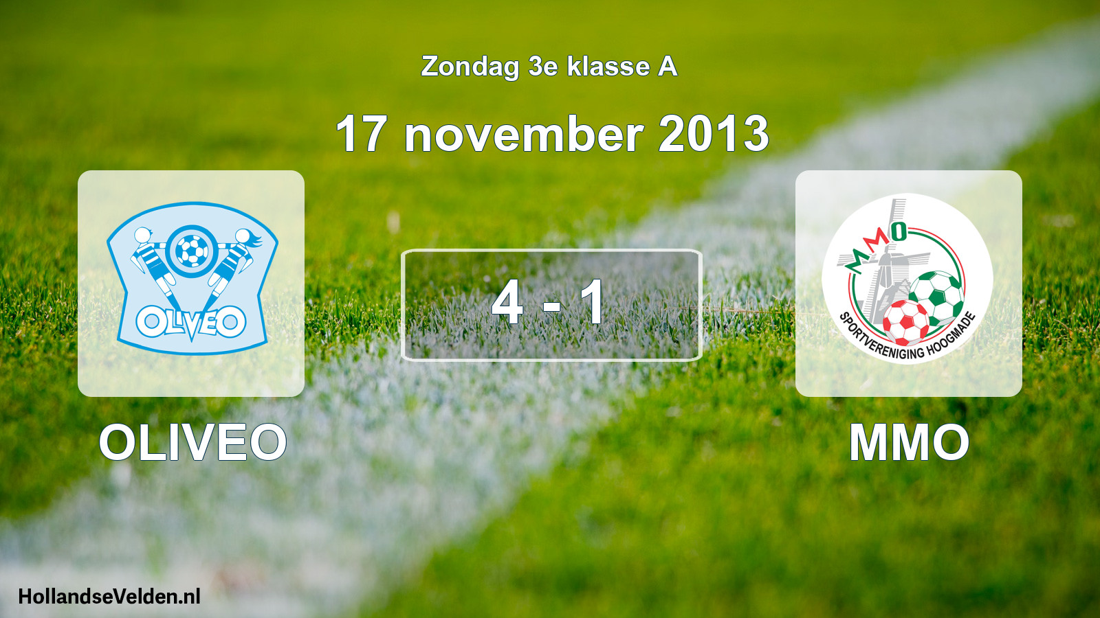 Total number of matches played: OLIVEO - MMO 4 - 1 (17 November 2013)