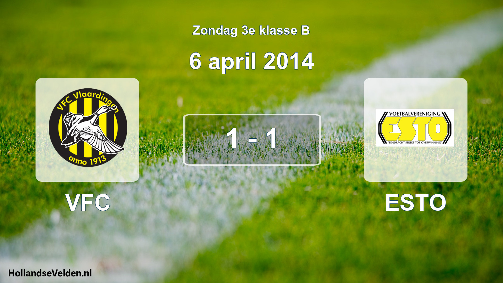 Total number of matches played: VFC - ESTO 1 - 1 (6 April 2014)