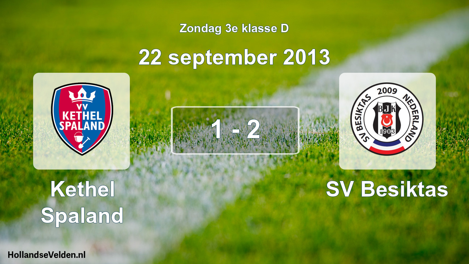 Total number of matches played: Kethel Spaland - SV Besiktas 1 - 2 (22 September 2013)