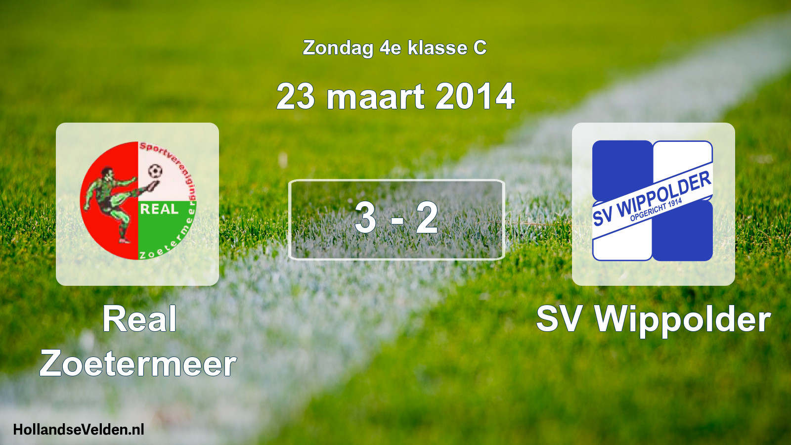Total number of matches played: Real Zoetermeer - SV Wippolder 3 - 2 (23 March 2014)
