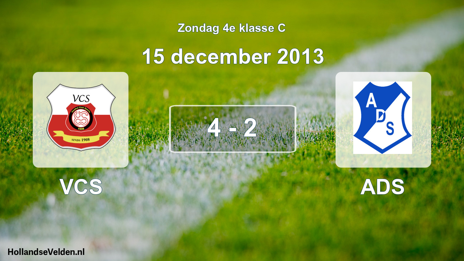 Total number of matches played: VCS - ADS 4 - 2 (15 December 2013)