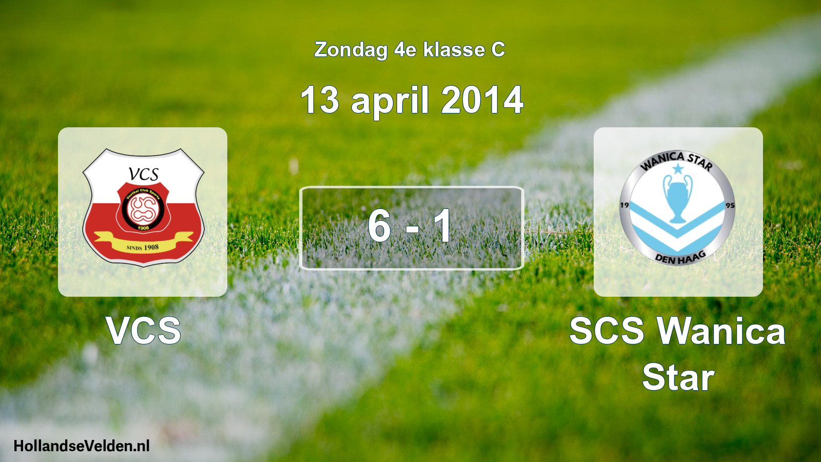 Total number of matches played: VCS - SCS Wanica Star 6 - 1 (13 April 2014)