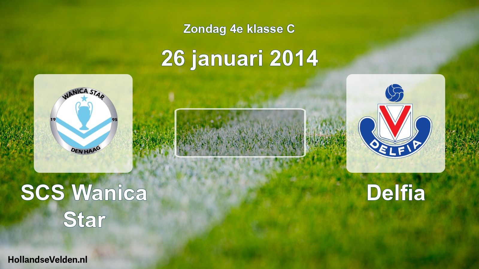 Scheduled Match: SCS Wanica Star - Delfia (26 January 2014)